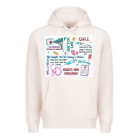 Pale Pink doctor life Premium Hoodie - MaliasSmallBusiness