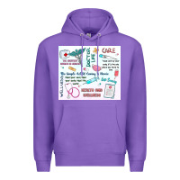 Purple doctor life Premium Hoodie - MaliasSmallBusiness