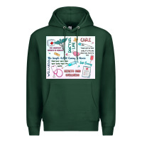 Sports Green doctor life Premium Hoodie - MaliasSmallBusiness