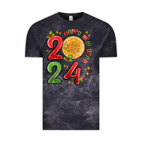 Cloud Black happy new year 2024 Vintage Tee - MaliasSmallBusiness