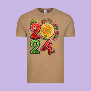 Happy New Year 2024 Vintage Tee Designed By Maliassmallbusiness