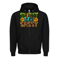 Black sweet and sassy Zipper Hoodie - HRA Design Shop
