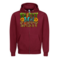 Burgundy sweet and sassy Zipper Hoodie - HRA Design Shop