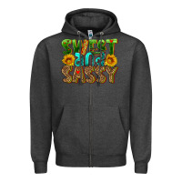 Charcoal Heather sweet and sassy Zipper Hoodie - HRA Design Shop