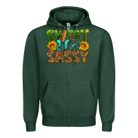 Sports Green sweet and sassy Zipper Hoodie - HRA Design Shop