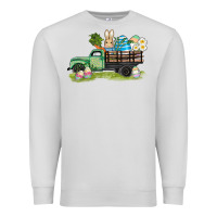 Dove Grey easter hunt i̇n truck Premium Sweatshirt - AdoDesignShop