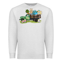 Oatmeal Heather easter hunt i̇n truck Premium Sweatshirt - AdoDesignShop
