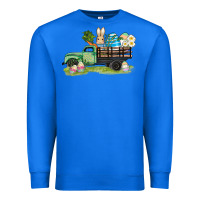 True Royal easter hunt i̇n truck Premium Sweatshirt - AdoDesignShop