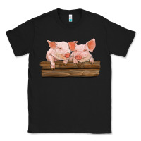Black barn pigs Classic Tee - RanaPortraitStore