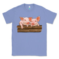 Colony Blue barn pigs Classic Tee - RanaPortraitStore