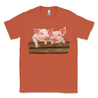 Copper barn pigs Classic Tee - RanaPortraitStore