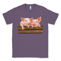 Lavender barn pigs Classic Tee - RanaPortraitStore