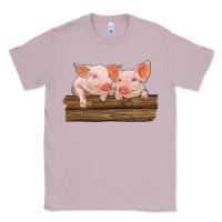 Lilac barn pigs Classic Tee - RanaPortraitStore