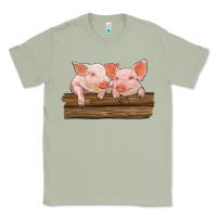 Matcha barn pigs Classic Tee - RanaPortraitStore