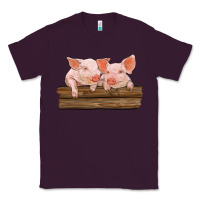 Plum barn pigs Classic Tee - RanaPortraitStore