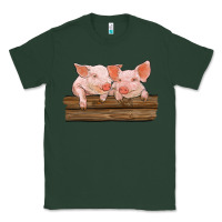 Sports Green barn pigs Classic Tee - RanaPortraitStore
