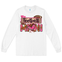 White football mini with leopard Long Sleeve Tee - Zillion Design Studio