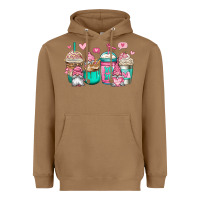 Toasted Coconut valentines day gnomes coffee cups Heavyweight Hoodie - Jasminsmagicworld