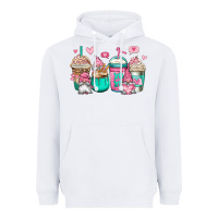 White valentines day gnomes coffee cups Heavyweight Hoodie - Jasminsmagicworld