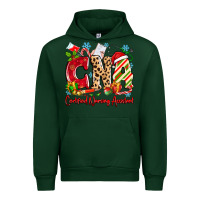 Forest Green CNA Certified Nursing Assistant Christmas Urban Hoodie - MaliasSmallBusiness