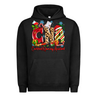 Pigment Black CNA Certified Nursing Assistant Christmas Urban Hoodie - MaliasSmallBusiness