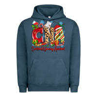 Pigment Midnight Navy CNA Certified Nursing Assistant Christmas Urban Hoodie - MaliasSmallBusiness