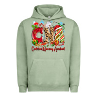 Pigment Oil Green CNA Certified Nursing Assistant Christmas Urban Hoodie - MaliasSmallBusiness