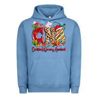 Pigment Pebble Blue CNA Certified Nursing Assistant Christmas Urban Hoodie - MaliasSmallBusiness