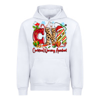White CNA Certified Nursing Assistant Christmas Urban Hoodie - MaliasSmallBusiness