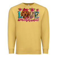 Antique Gold love dachshunds Premium Sweatshirt - Artiststas
