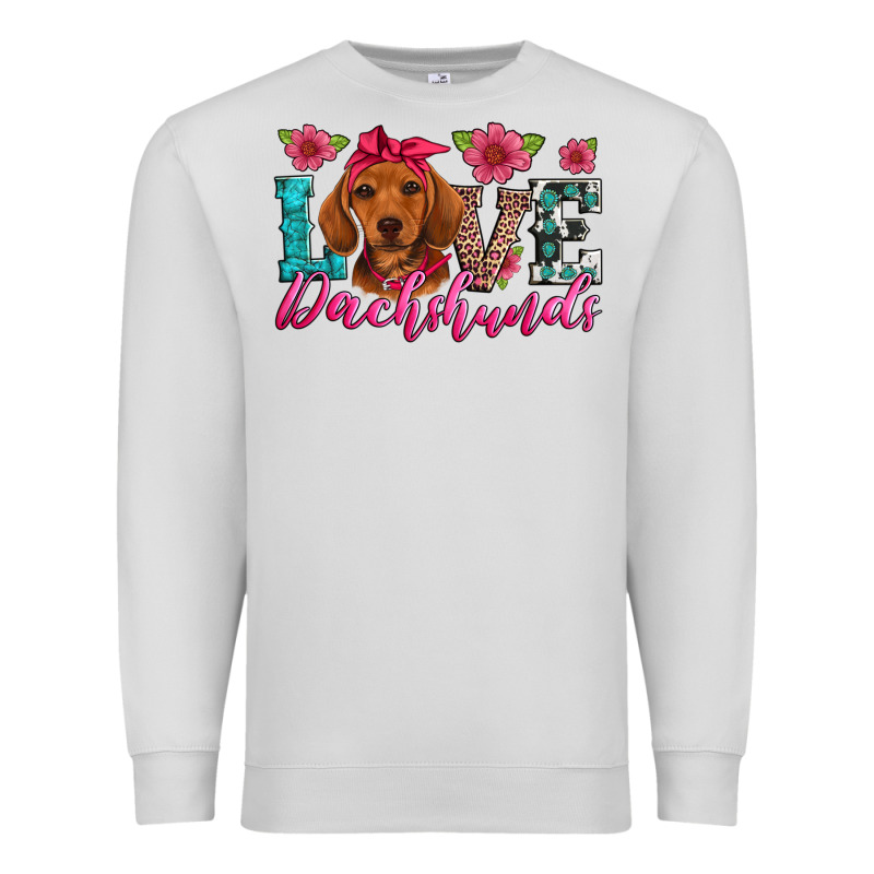 Love Dachshunds Premium Sweatshirt by Artiststas | Teevron