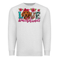 Oatmeal Heather love dachshunds Premium Sweatshirt - Artiststas