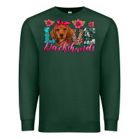 Sports Green love dachshunds Premium Sweatshirt - Artiststas