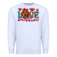 White love dachshunds Premium Sweatshirt - Artiststas