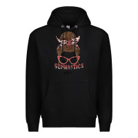 Black gymnastics mom Premium Hoodie - MaliasSmallBusiness