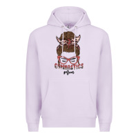 Lilac gymnastics mom Premium Hoodie - MaliasSmallBusiness