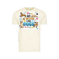 Vintage Arctic life is better with dogs Vintage Tee - MaliasSmallBusiness