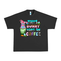 Pigment Black this bunny hops on coffee Urban Heavy Tee - Zillion Design Studio