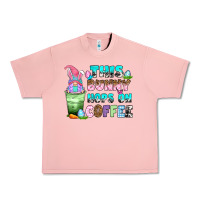 Salmon this bunny hops on coffee Urban Heavy Tee - Zillion Design Studio