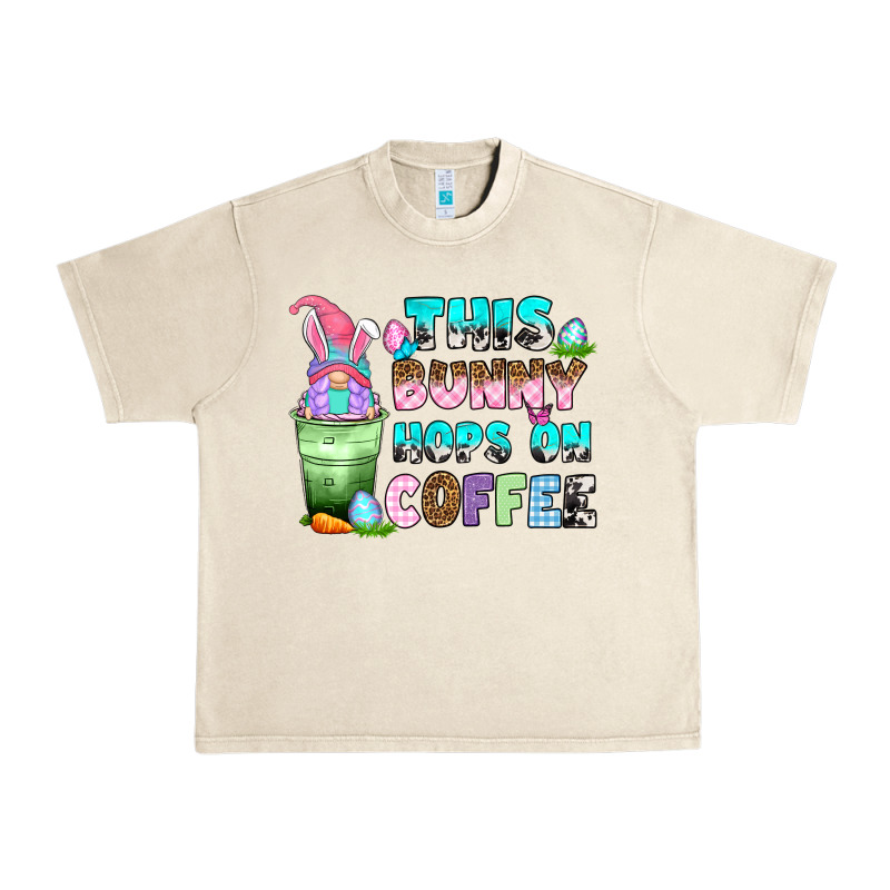 This Bunny Hops On Coffee Urban Heavy Tee by Zillion Design Studio | Teevron