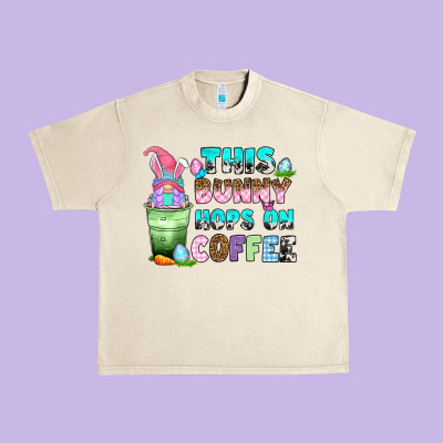 Urban Heavy Tee this bunny hops on coffee