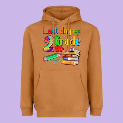 Last Day Of Second Grade Heavyweight Hoodie Designed By Artiststas