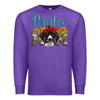 Purple german shorthaired pointer mom Premium Sweatshirt - Artiststas