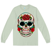 Matcha mexican day of the dead Long Sleeve Tee - texasbilliewilder
