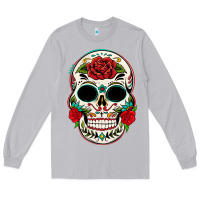 Moon Dust mexican day of the dead Long Sleeve Tee - texasbilliewilder