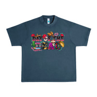 Midnight Navy day of the dead Urban Heavy Tee - texasbilliewilder