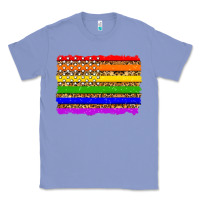 Colony Blue lgbtq and usa flag Classic Tee - Zillion Design Studio