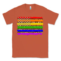 Copper lgbtq and usa flag Classic Tee - Zillion Design Studio