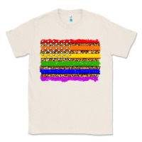 Natural lgbtq and usa flag Classic Tee - Zillion Design Studio
