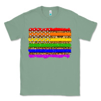 Sage lgbtq and usa flag Classic Tee - Zillion Design Studio